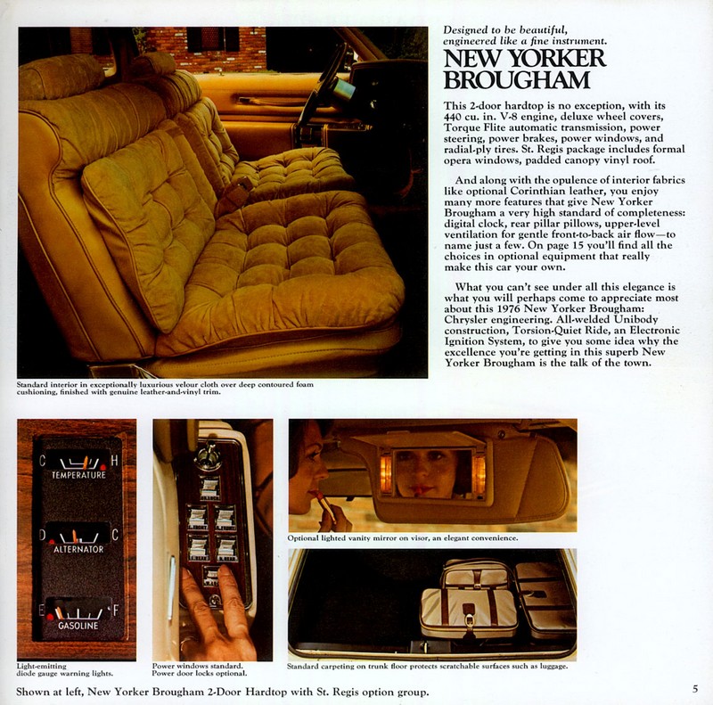 1976 Chrysler Brochure Page 9